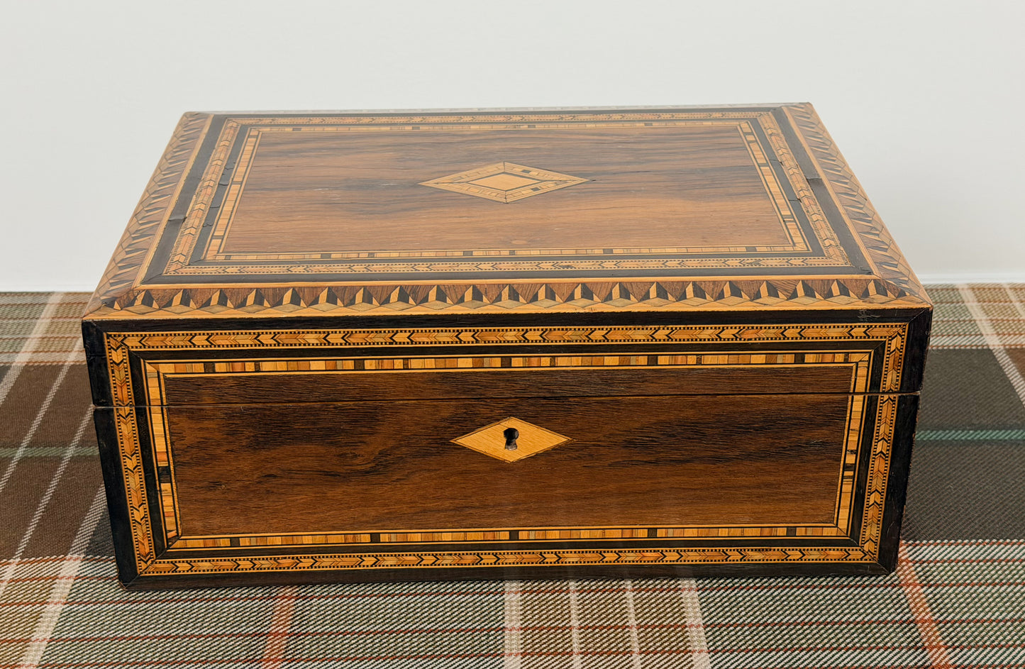 Antique Tunbridge Ware Writing Box