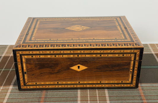 Antique Tunbridge Ware Writing Box