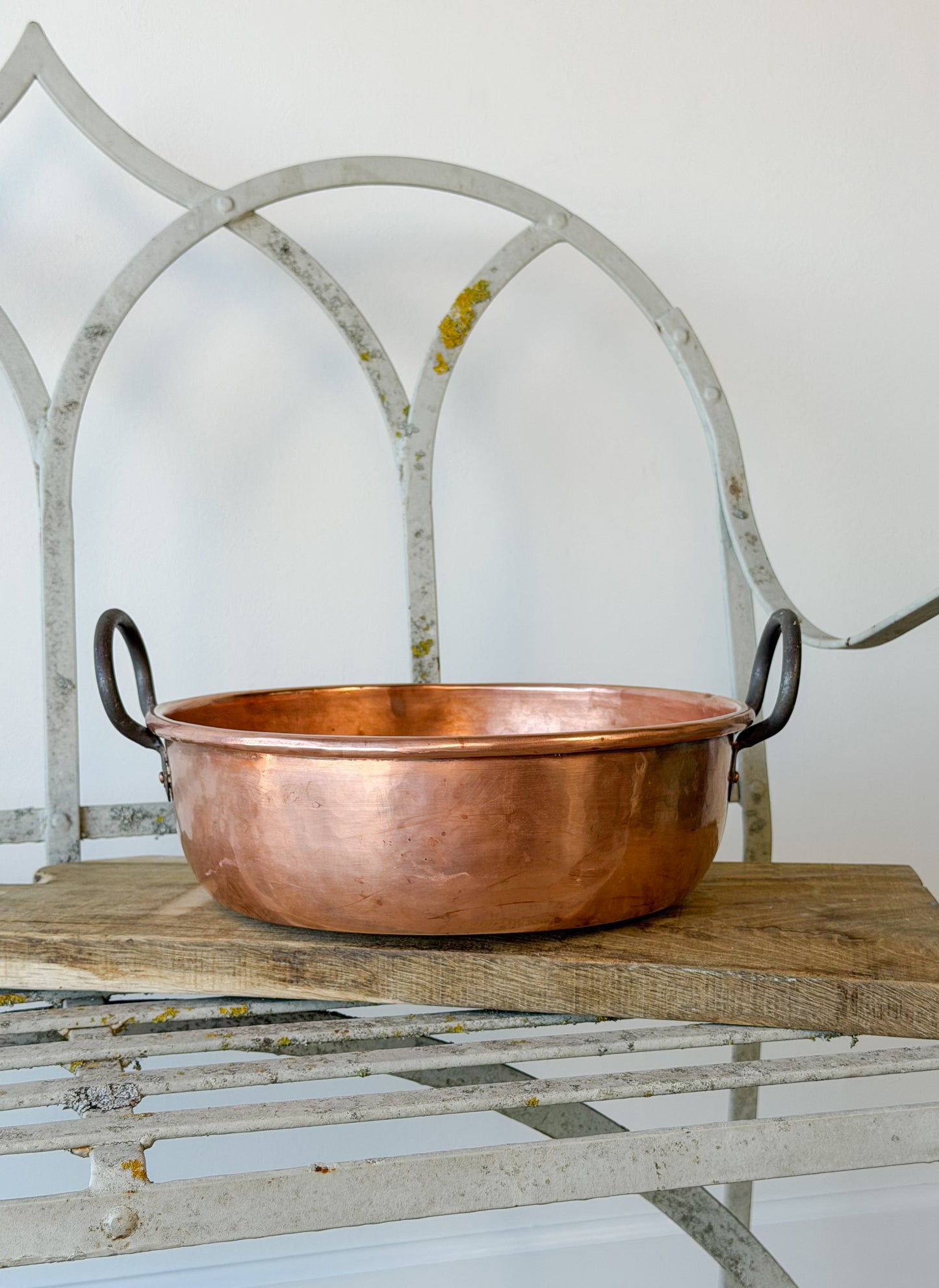 Antique English Copper Jam Pan