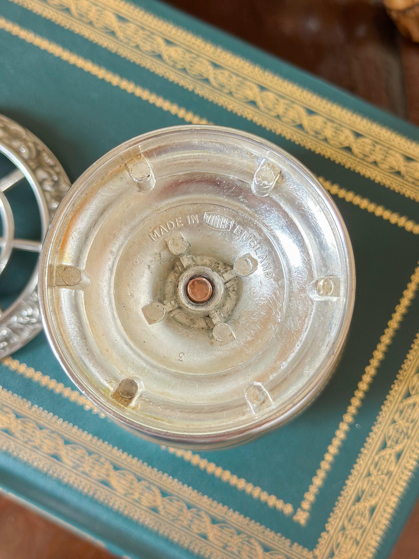 Vintage English Silverplate Rose Bowl