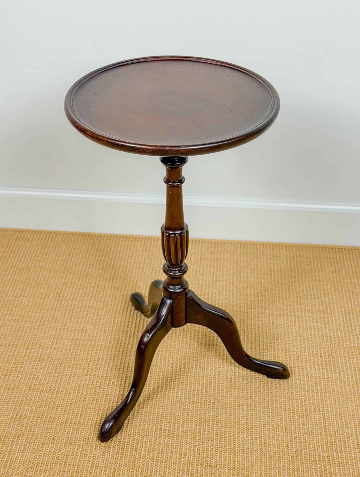 Vintage English Mahogany Wine Table