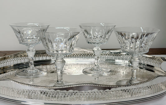 Baccarat ‘Piccadilly’ Crystal Coupes (Set of 4)