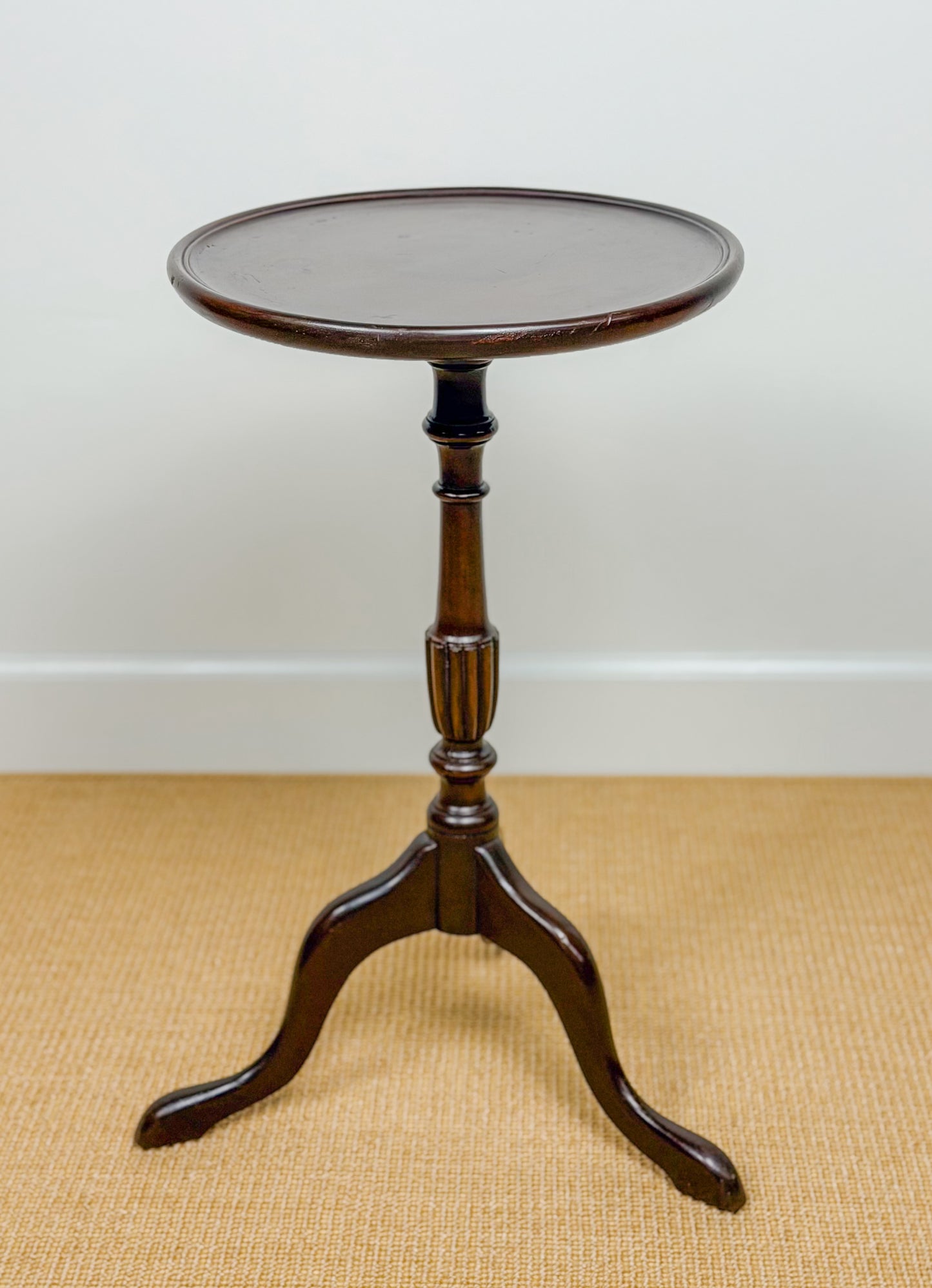 Vintage English Mahogany Wine Table