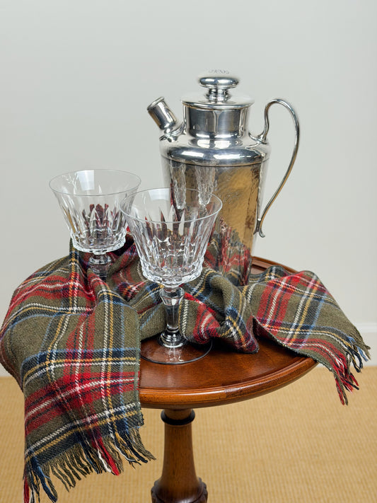 Vintage Meriden Hammered Silverplate Cocktail Shaker