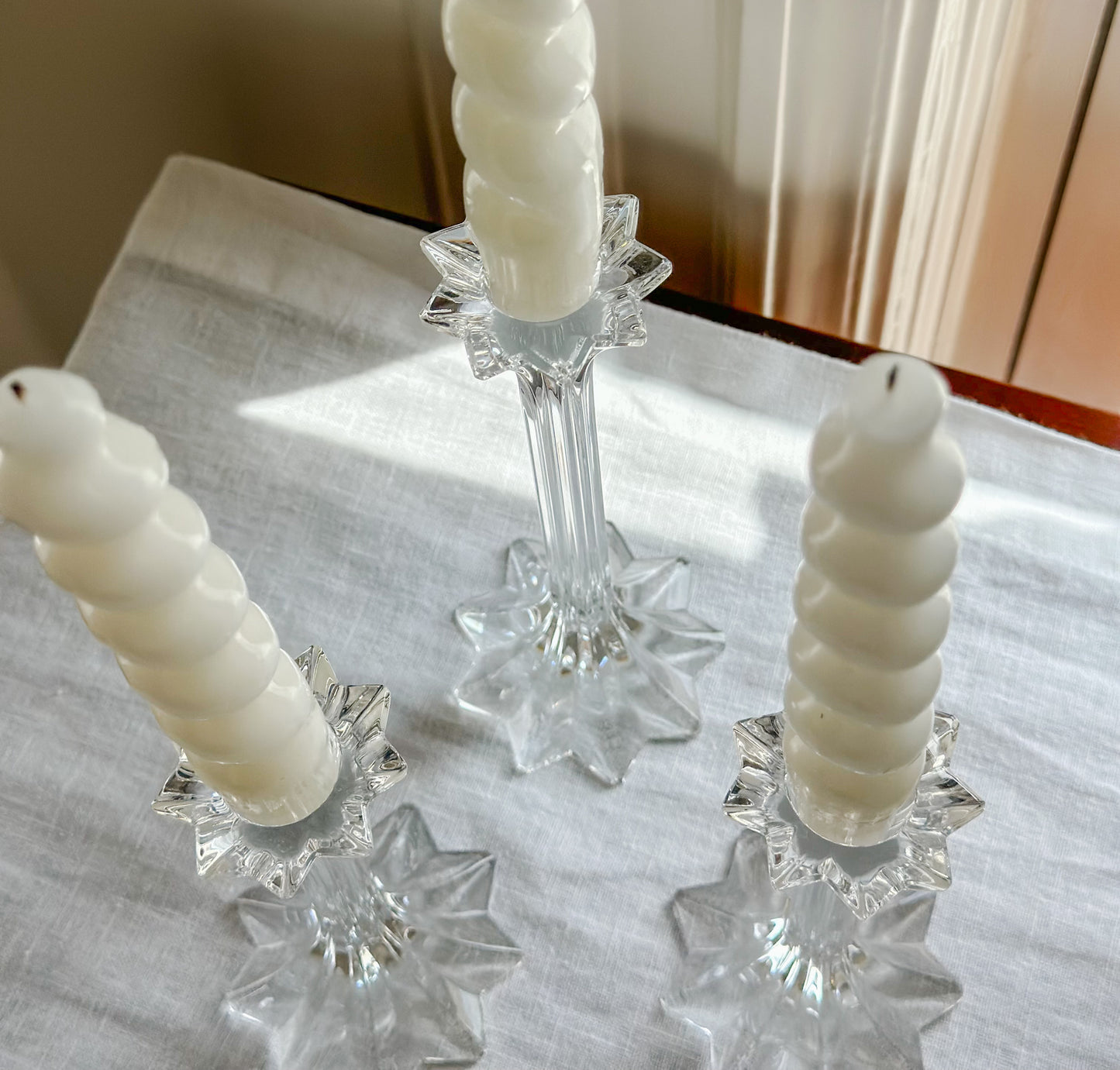 Riedel Crystal Grand Prix Candlesticks (Set of 3)