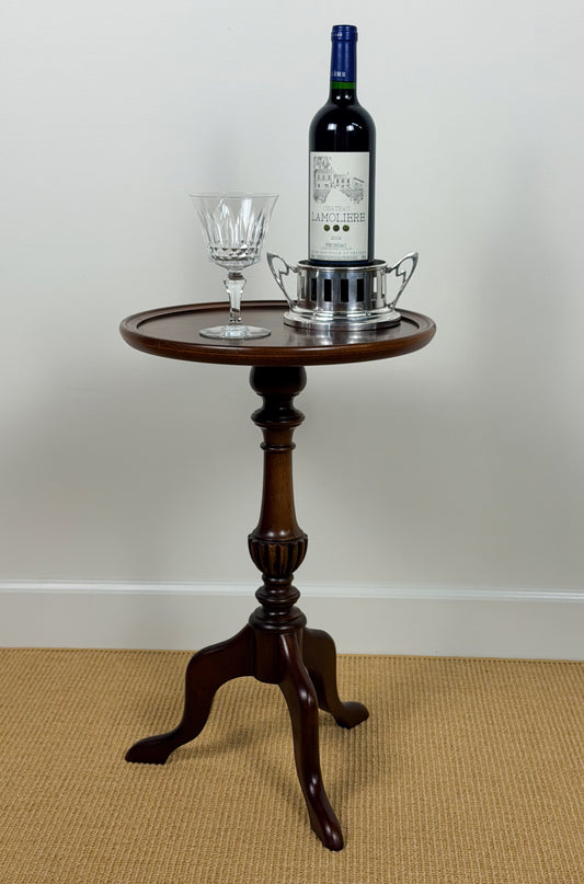 Antique English Mahogany Pedestal Table