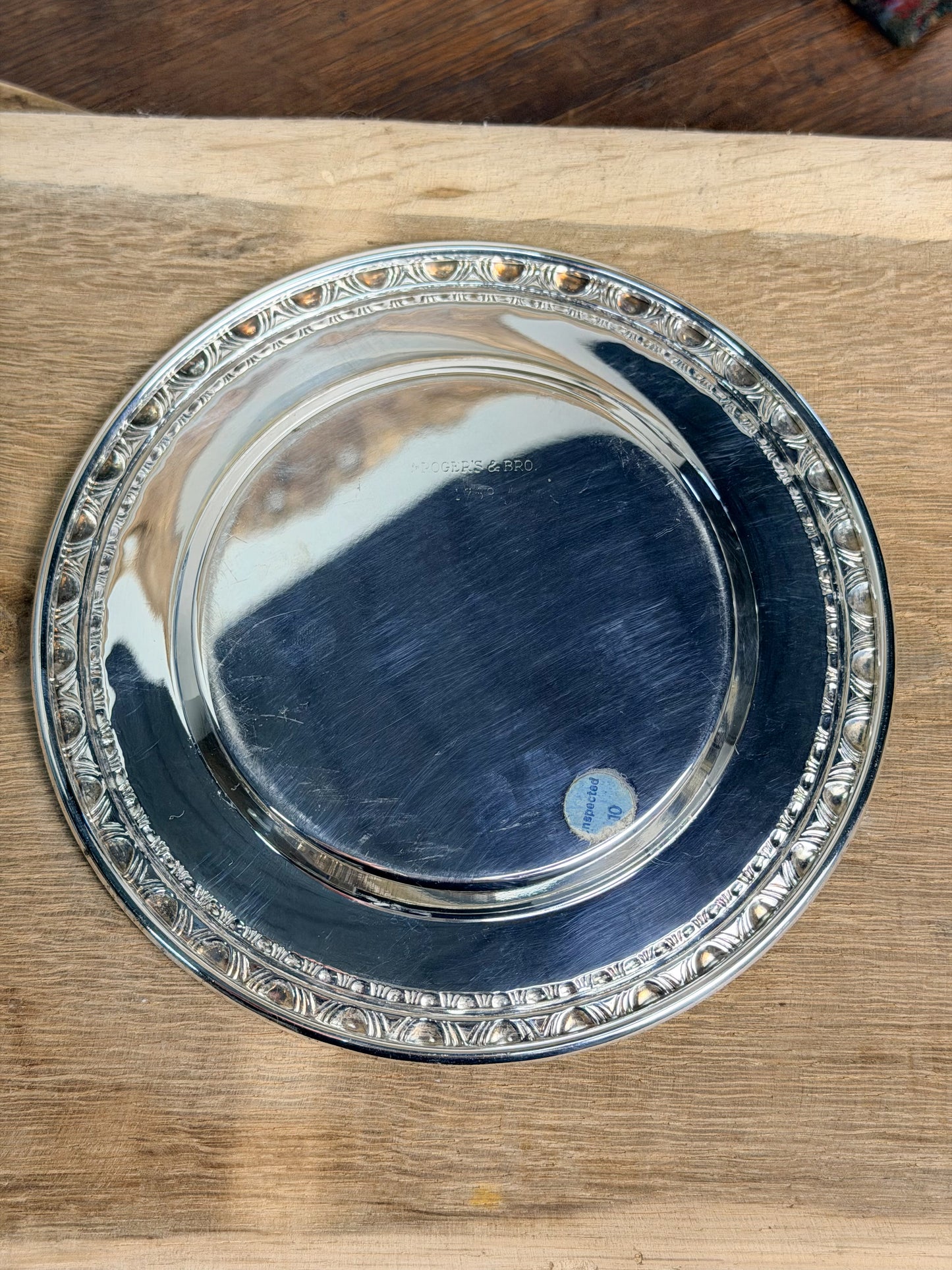 Vintage Silverplate Wine Coaster