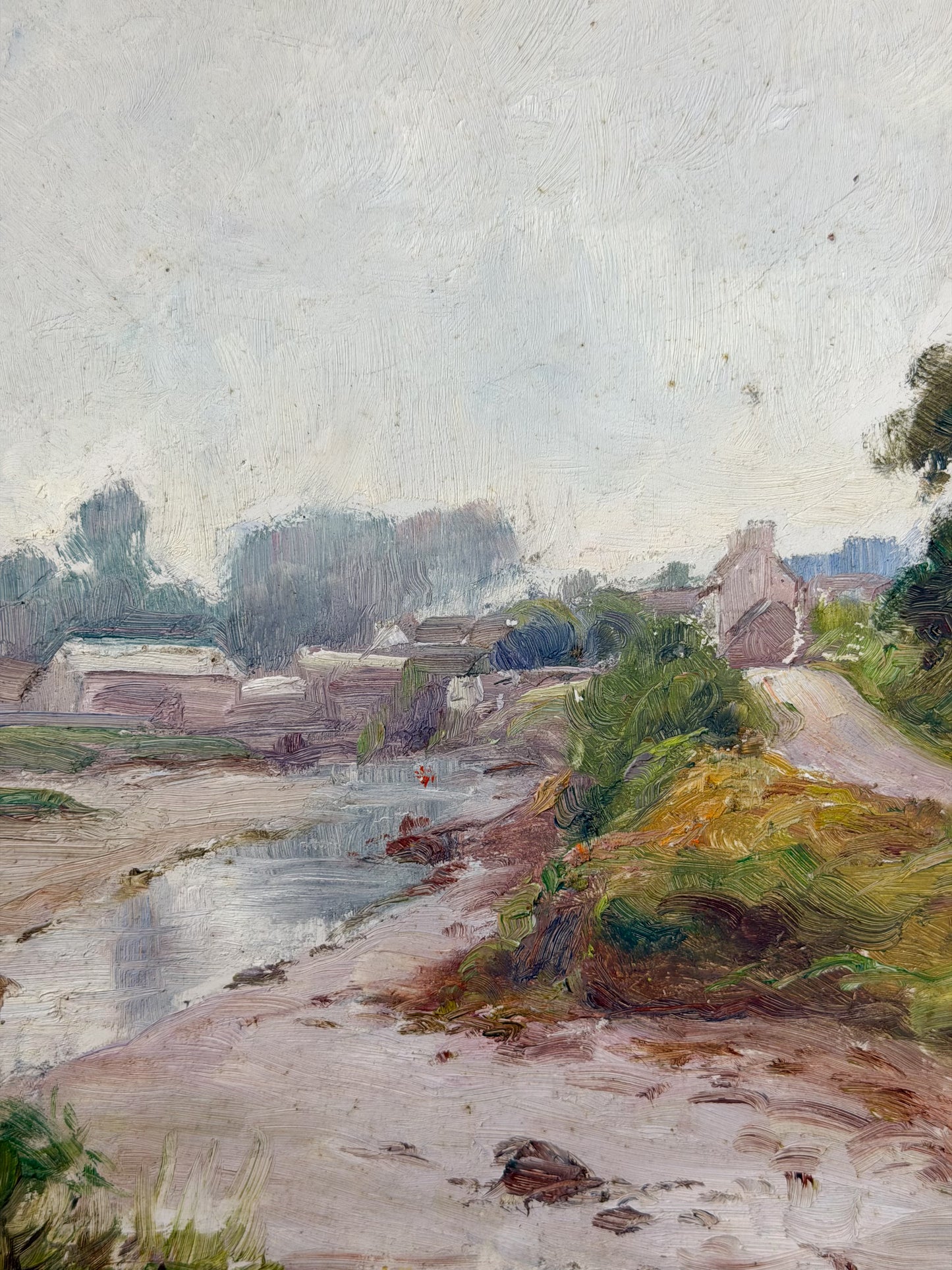 ‘Hillside Forest’ Oil on Board Painting by Edmond Quinton