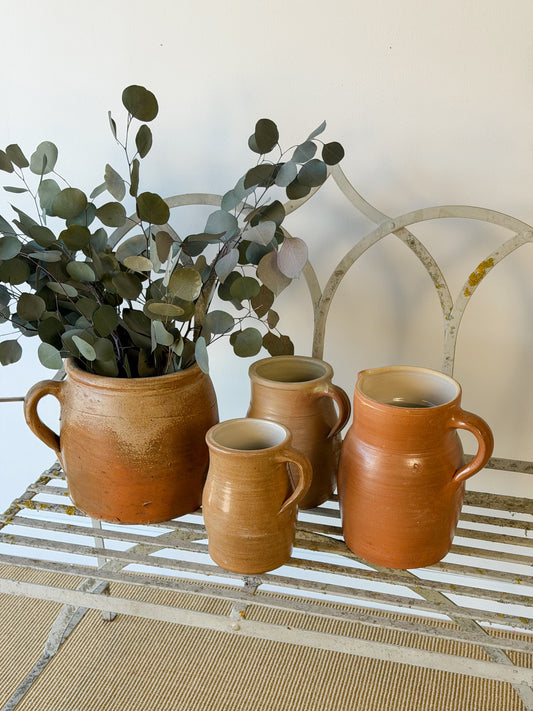 Antique Provençal Terracotta Pitchers