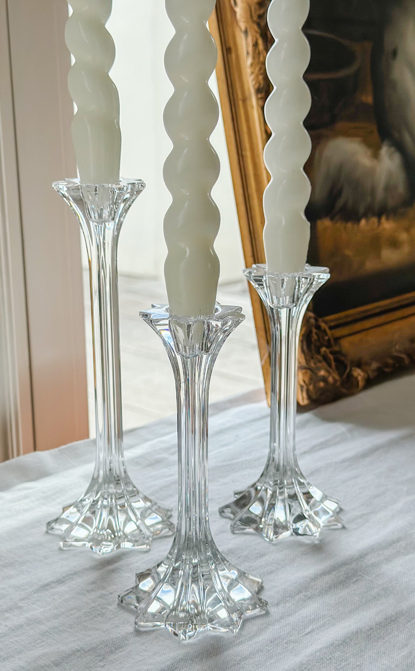 Riedel Crystal Grand Prix Candlesticks (Set of 3)