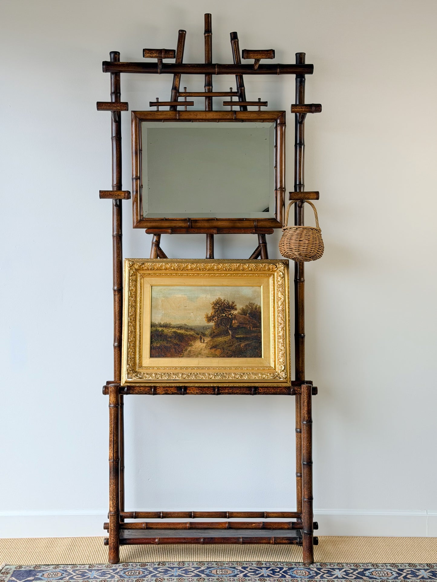 Victorian Bamboo Hall Tree