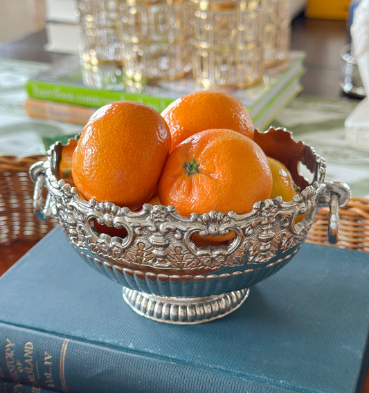 Vintage Silverplate Miniature Monteith Bowl