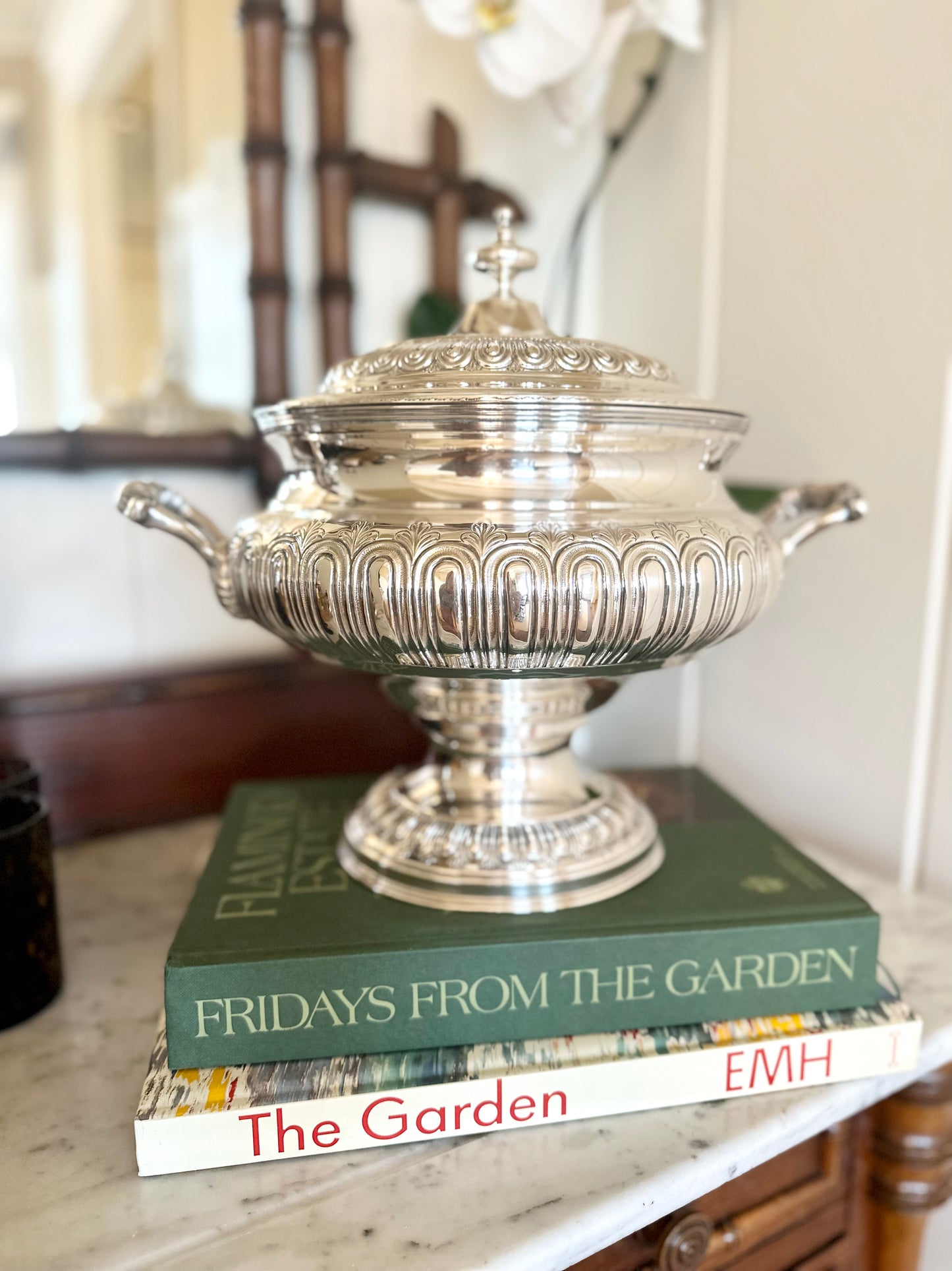 Silverplate Tureen with Lid