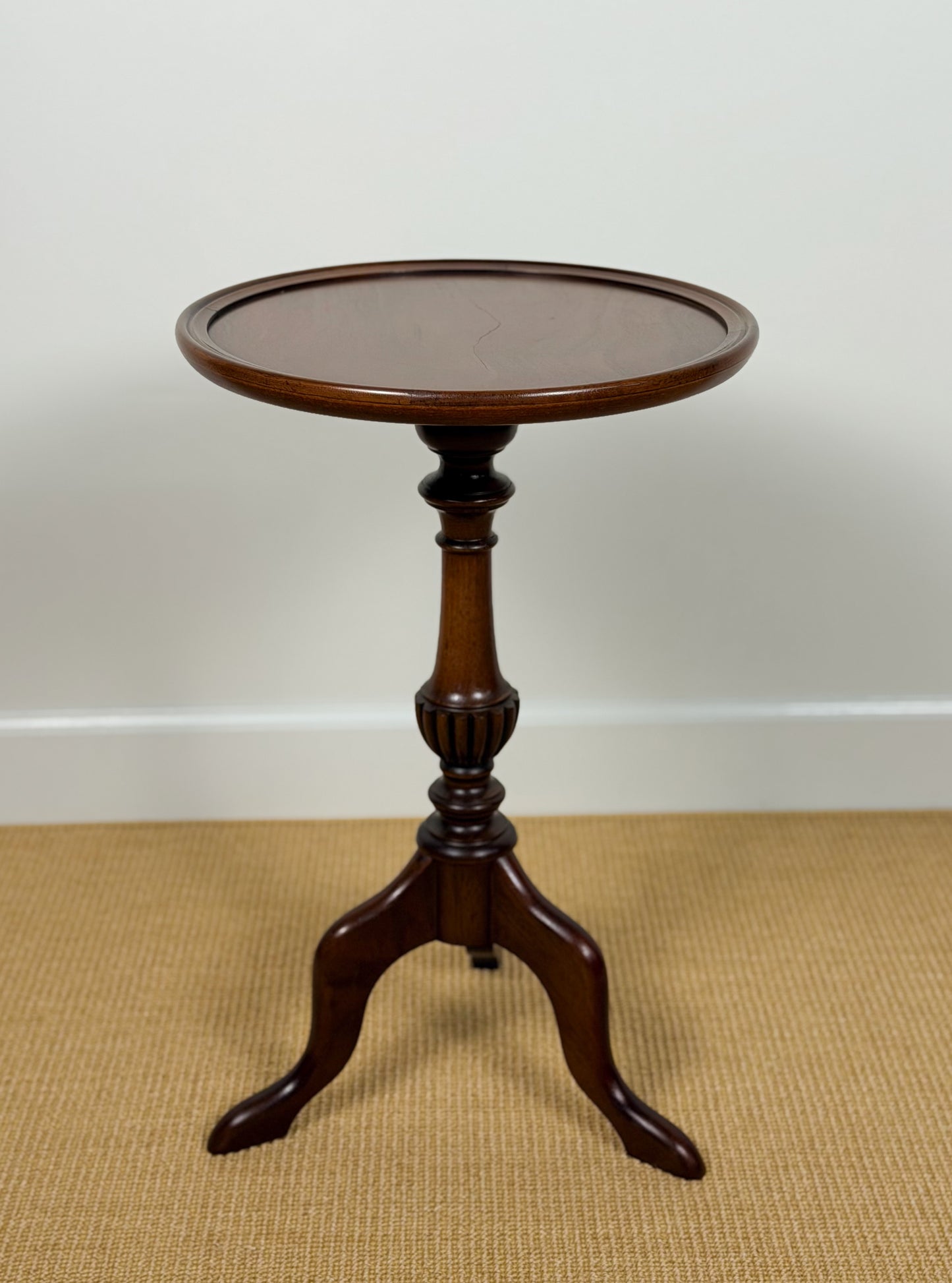 Antique English Mahogany Pedestal Table