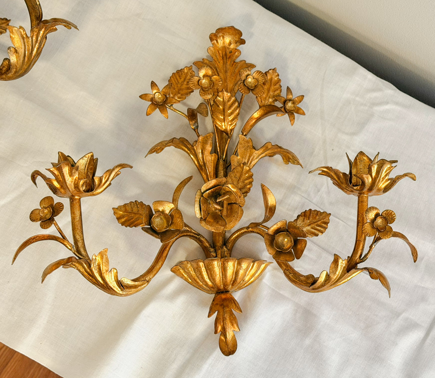 Vintage Italian Tole Sconce