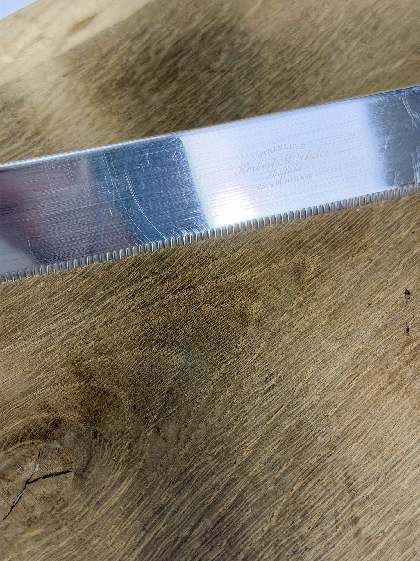 Vintage English Silverplate Cake Knife