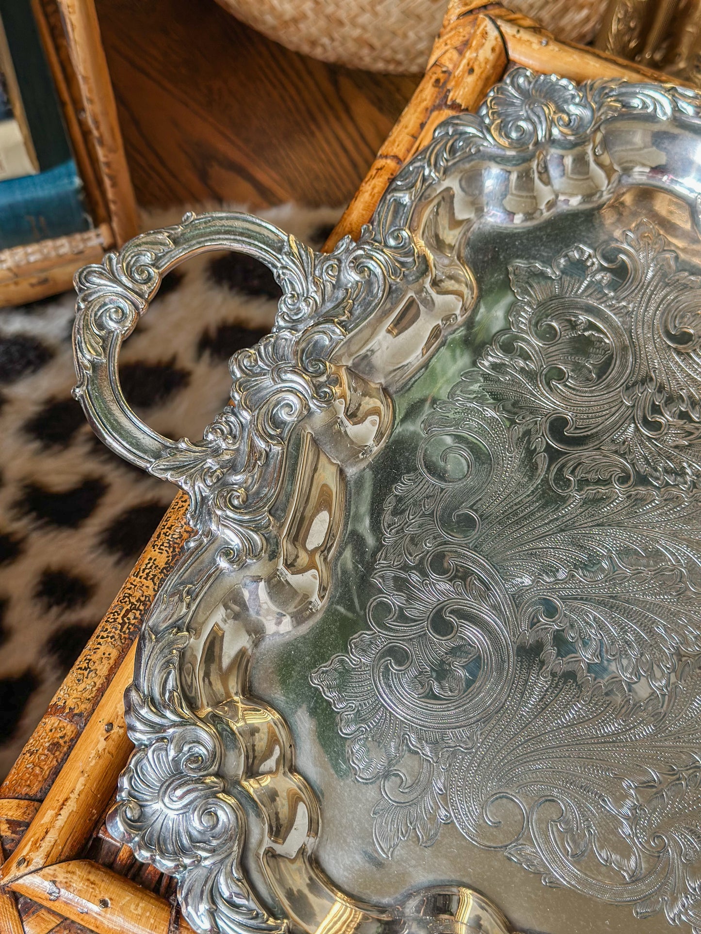Vintage Silverplate Serving Tray