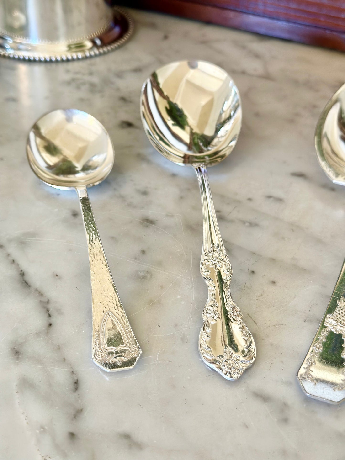 Mixed Set of Silverplate Serving Utensils (Set of 5)