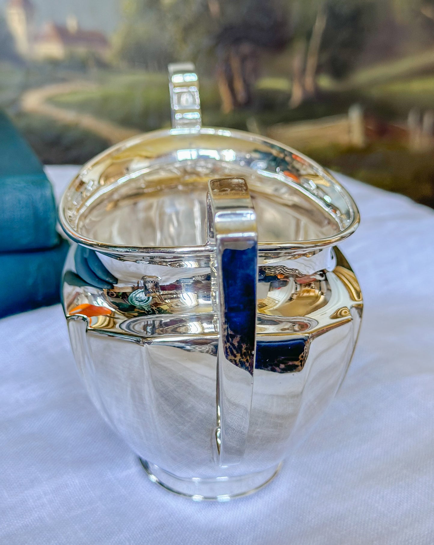 Vintage Sheffield Silverplate Cream & Sugar Set