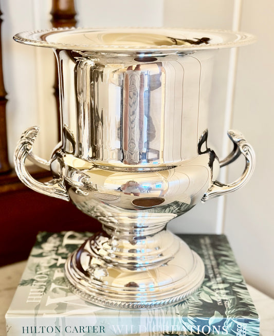 Silverplate Trophy Style Champagne Bucket