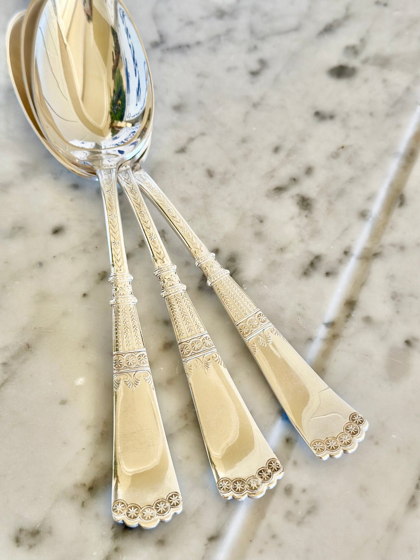 Silverplate Serving Spoons (Set of 3)