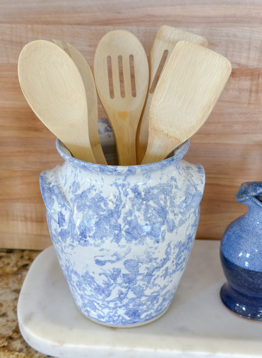 Seagrove Spongeware Crock