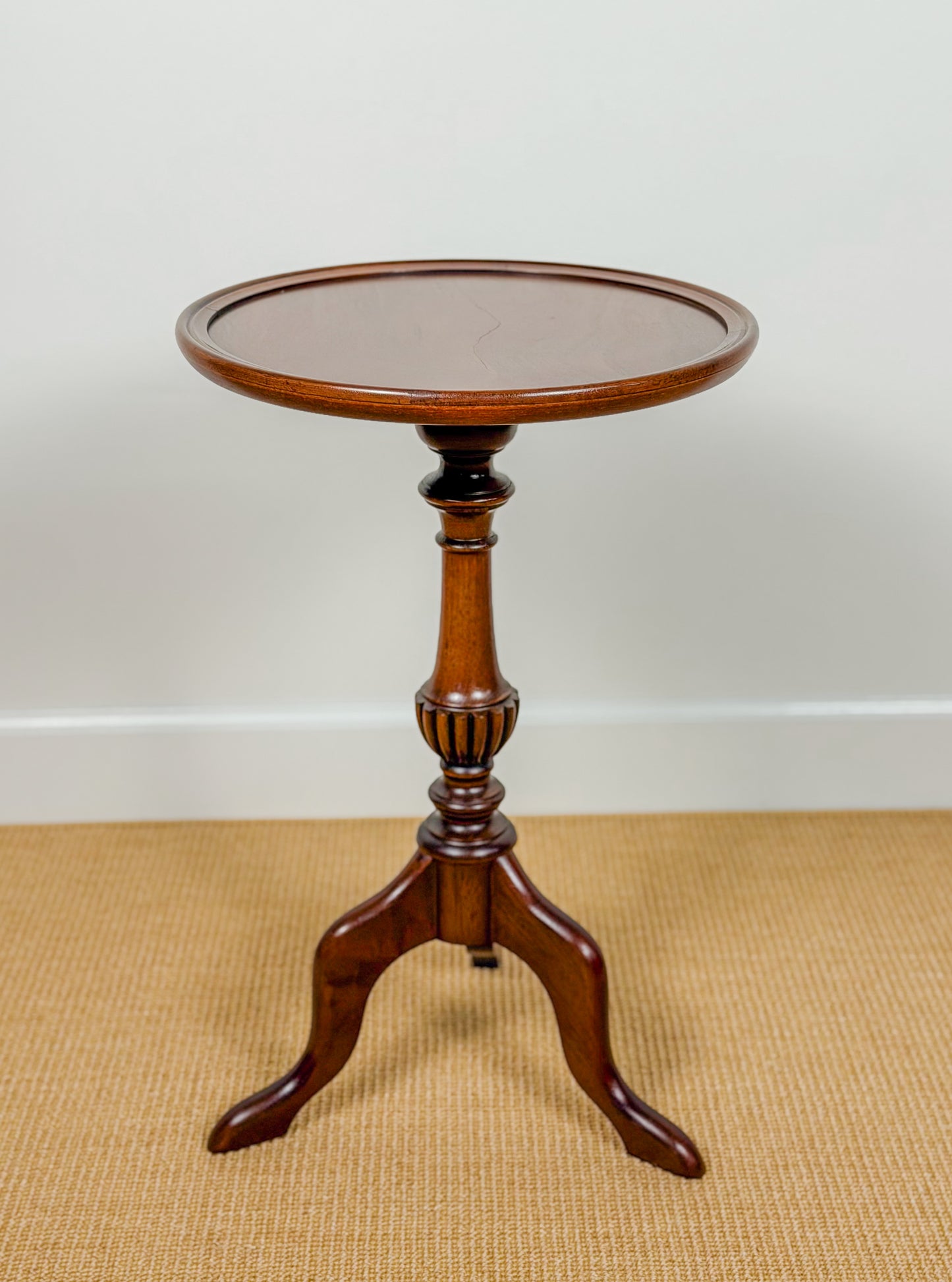 Antique English Mahogany Pedestal Table