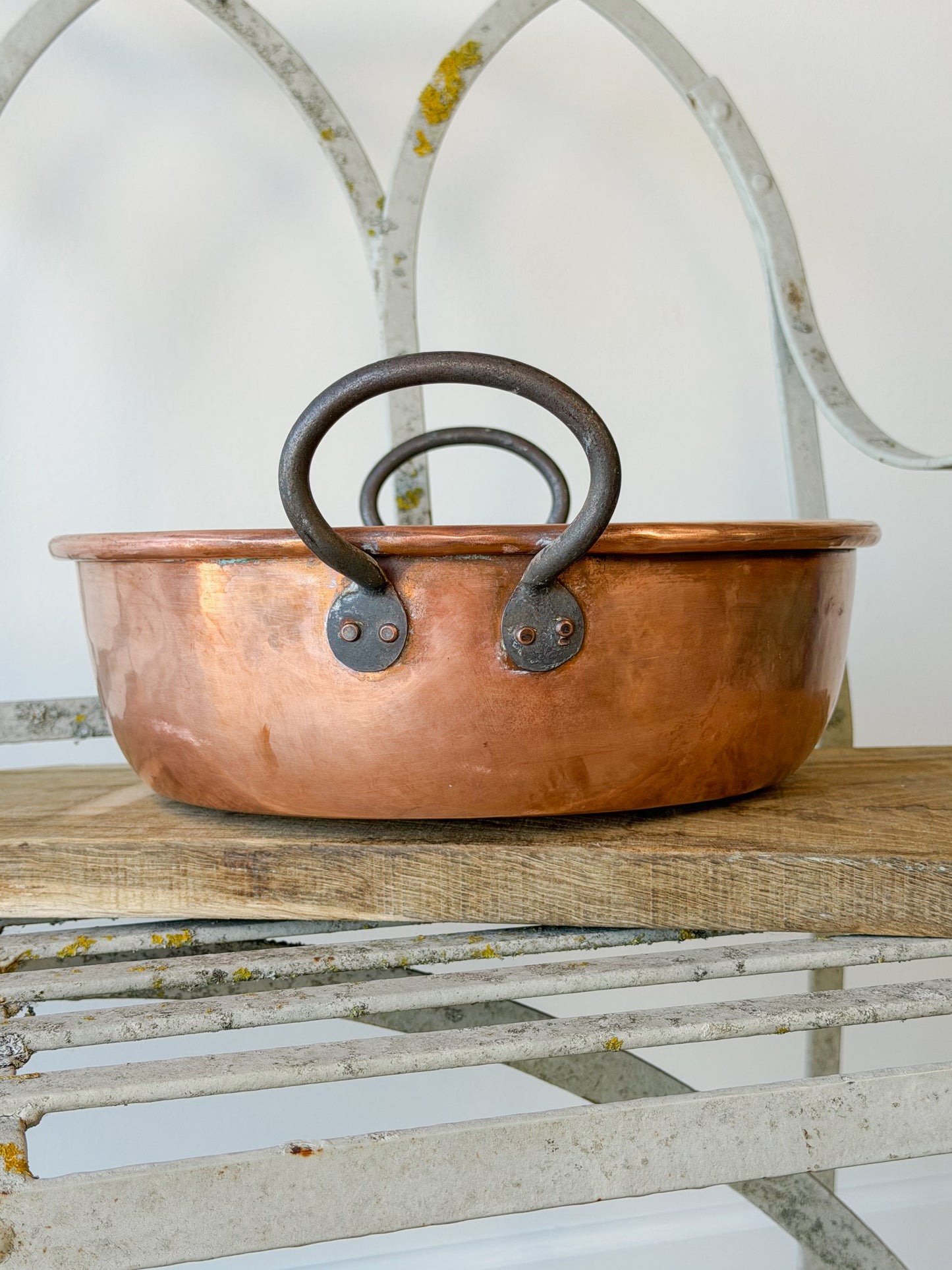 Antique English Copper Jam Pan
