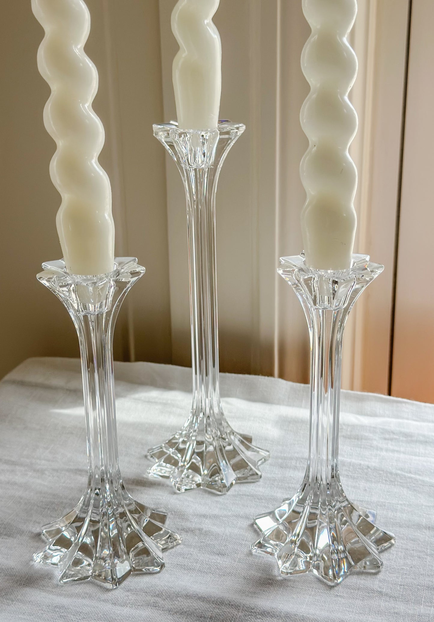 Riedel Crystal Grand Prix Candlesticks (Set of 3)