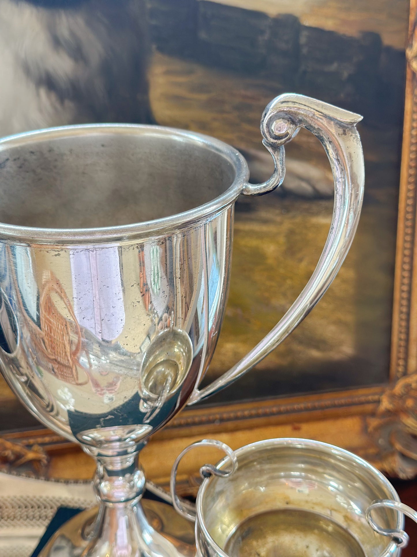 Large Silverplate Loving Cup
