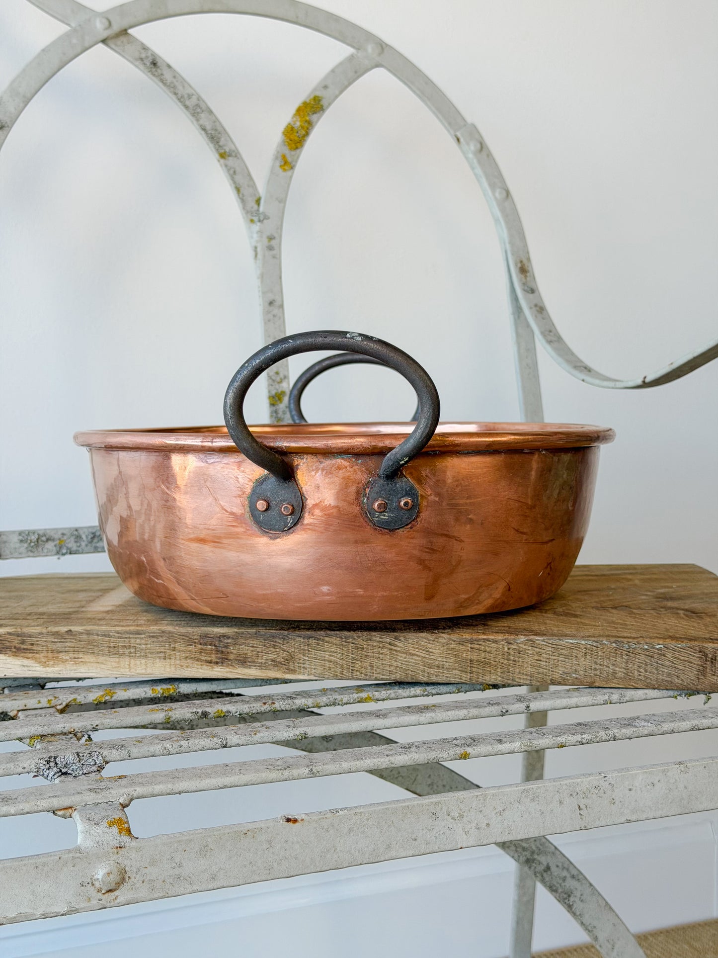 Antique English Copper Jam Pan