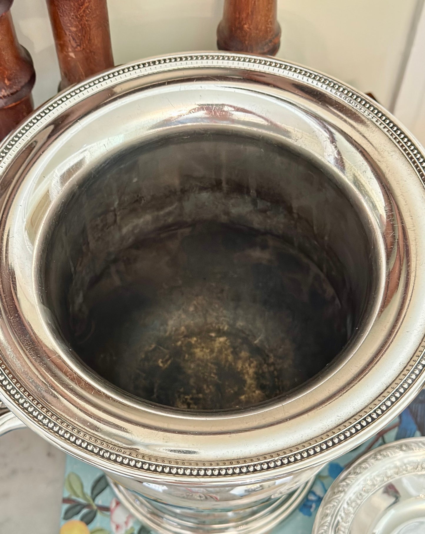 Silverplate Trophy Style Champagne Bucket