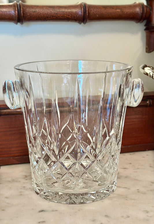 Cut Crystal Ice Bucket