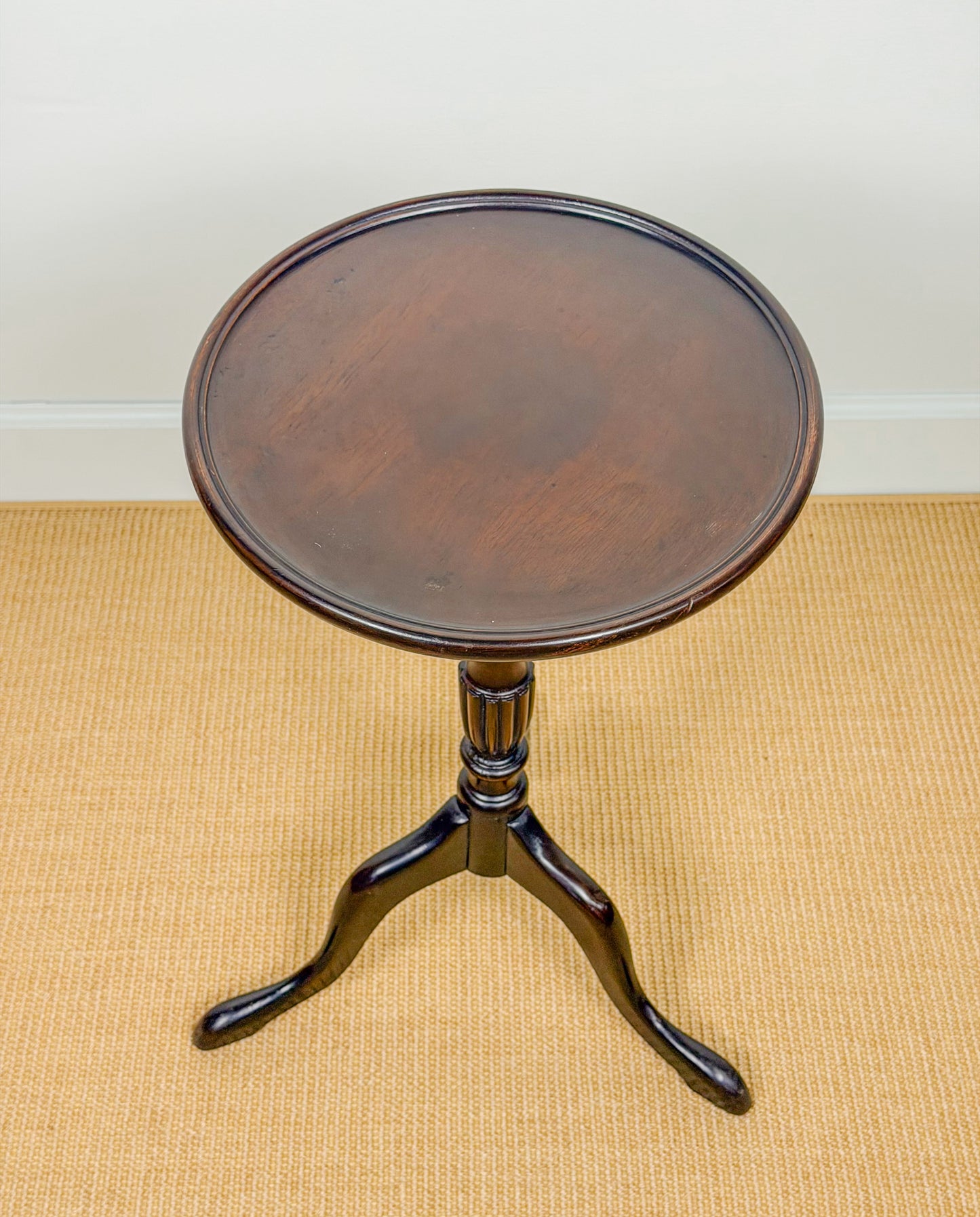 Vintage English Mahogany Wine Table