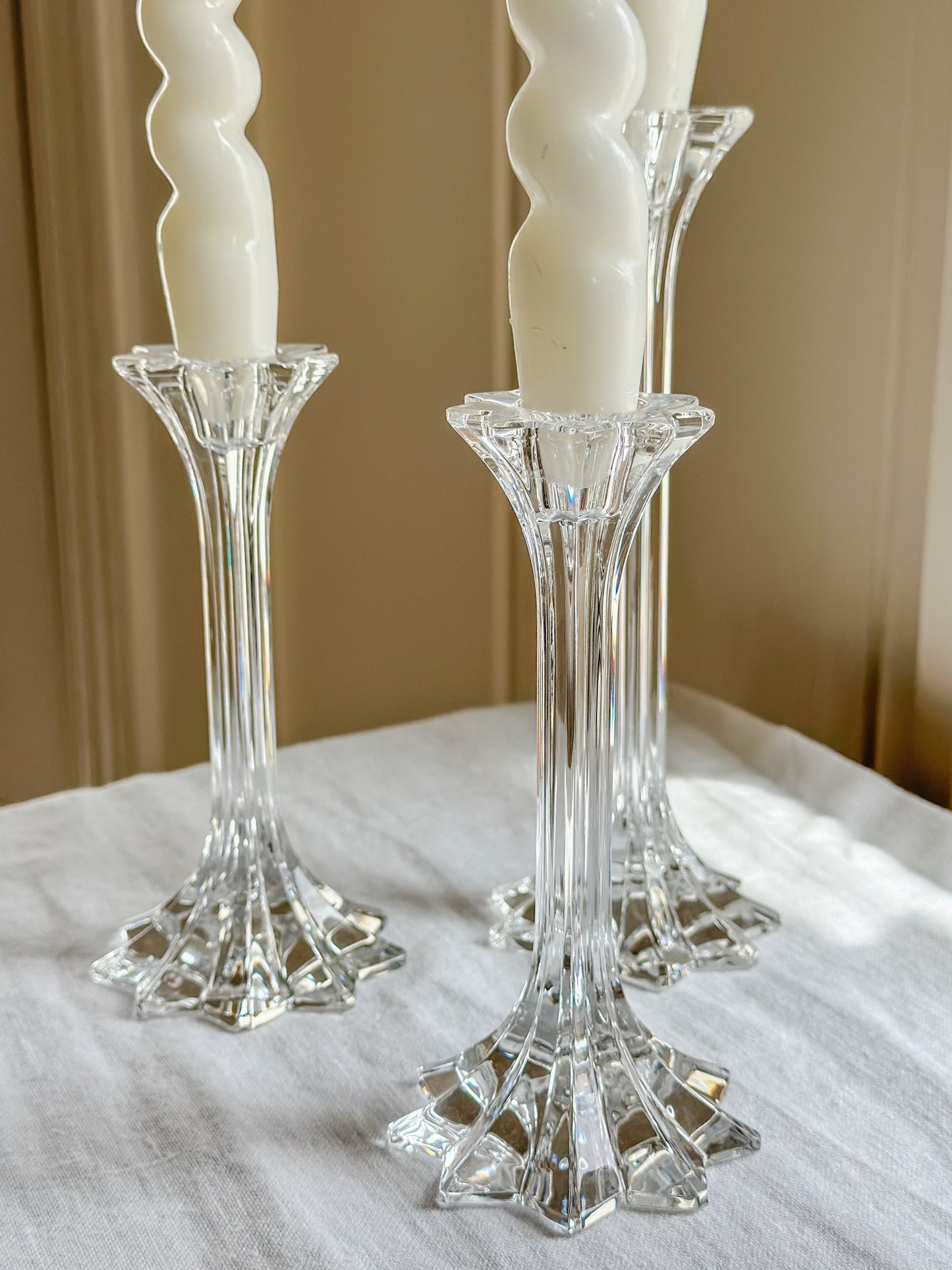 Riedel Crystal Grand Prix Candlesticks (Set of 3)