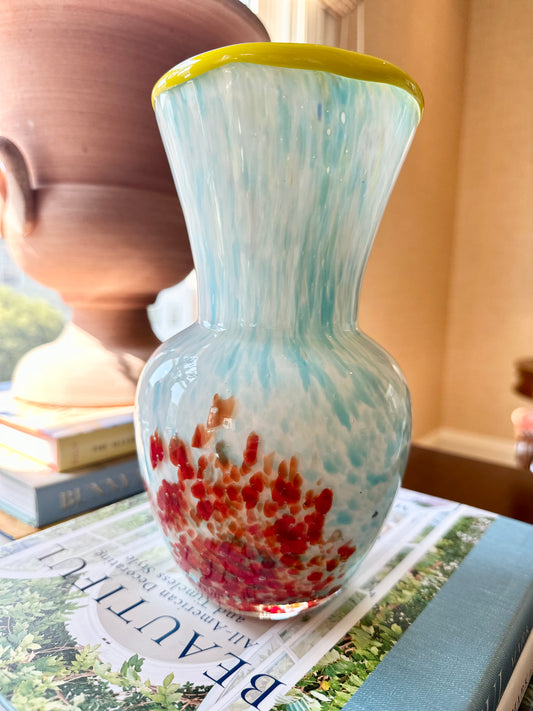 Handblown Art Glass Vase