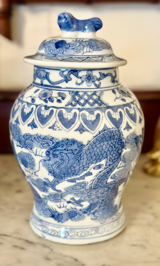 Blue & White Ginger Jar