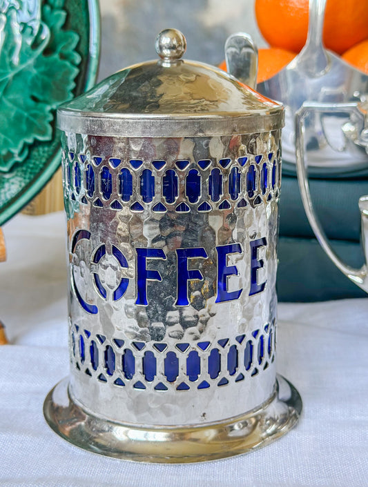Vintage Silverplate Coffee Container