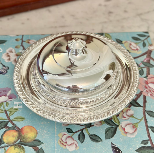 Sterling Silver Domed Butter Dish