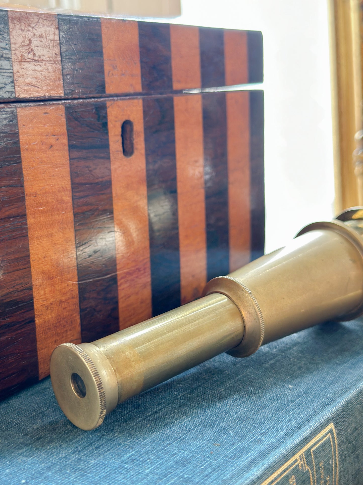 Vintage Brass Retractable Spyglass