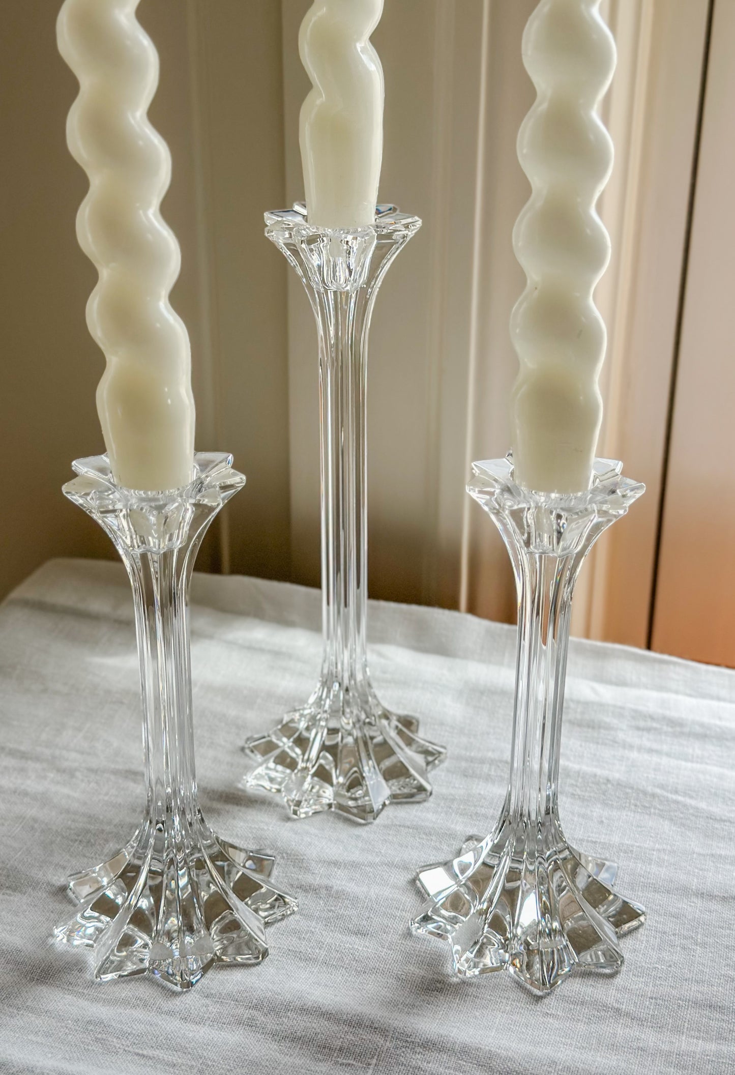 Riedel Crystal Grand Prix Candlesticks (Set of 3)