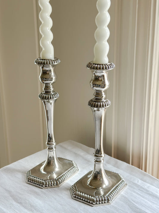 Sheffield Silverplate Candlesticks