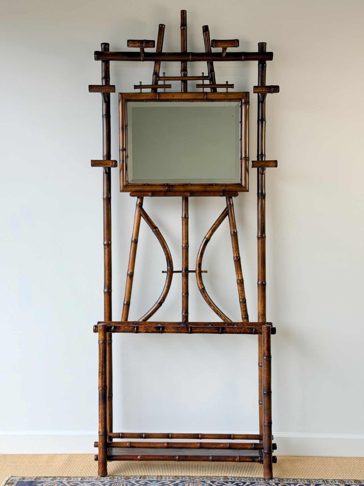 Victorian Bamboo Hall Tree